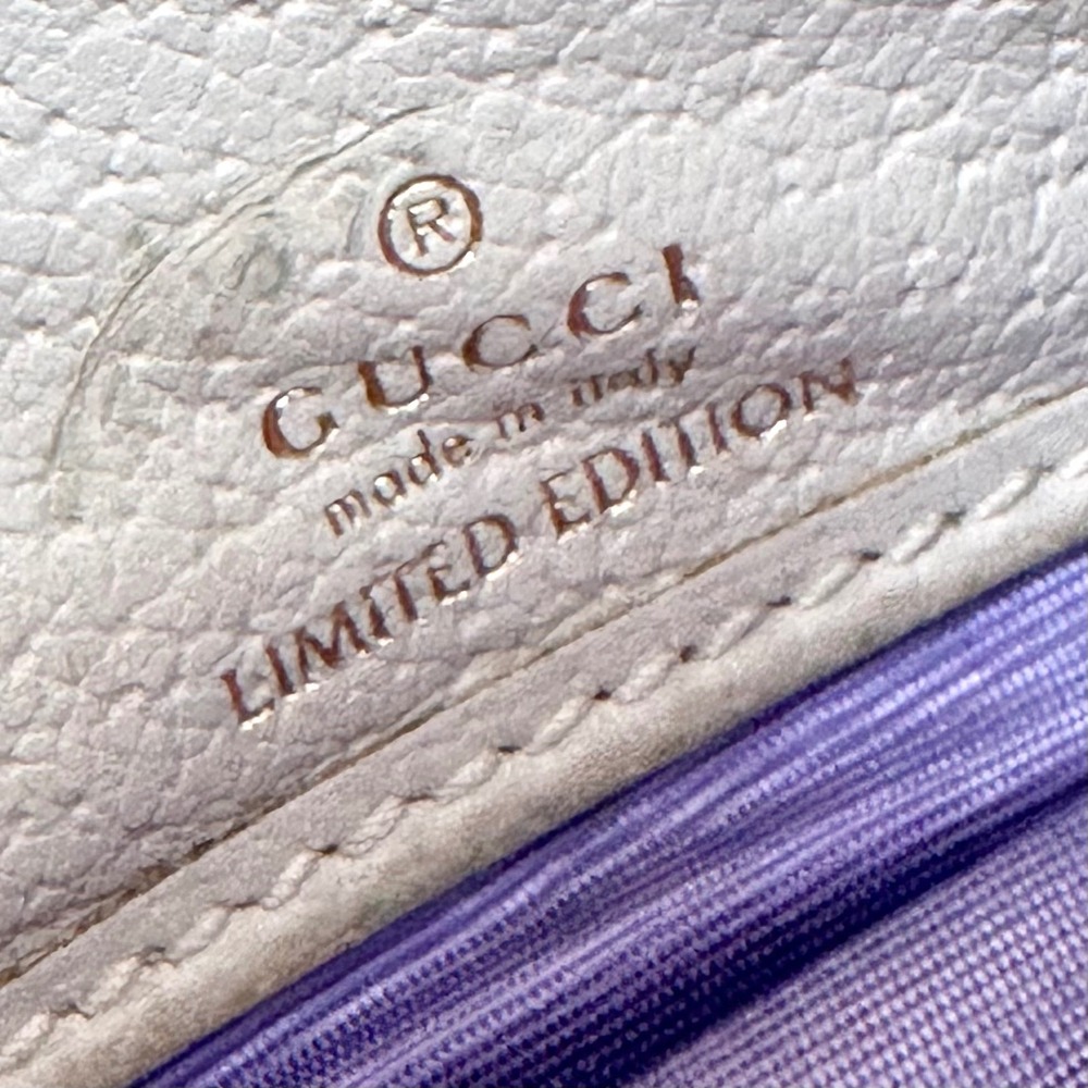 Gucci Flora Canvas Marmont Wallet on Chain Limited Editionw/ Box & Dust Bag - Picture 6 of 15